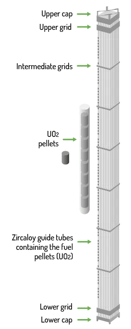 Infographic of a fuel element